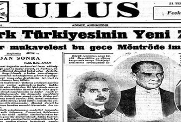 Montrö Antlaşması ve günümüzdeki önemi-Mehmet Ali Yılmaz